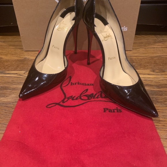 💲SOLD💲Christian louboutin black Iriza heel - Picture 3 of 7